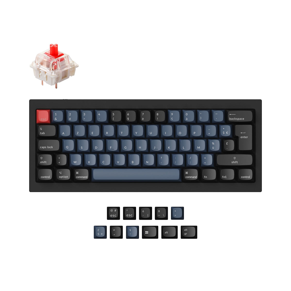 Keychron Q4 QMK Custom Mechanical Keyboard ISO Layout Collection - image 6