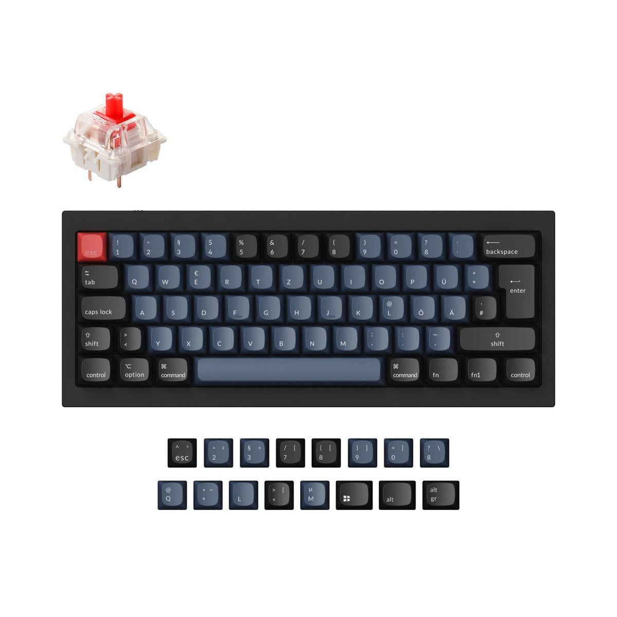 Keychron Q4 QMK Custom Mechanical Keyboard ISO Layout Collection - image 1