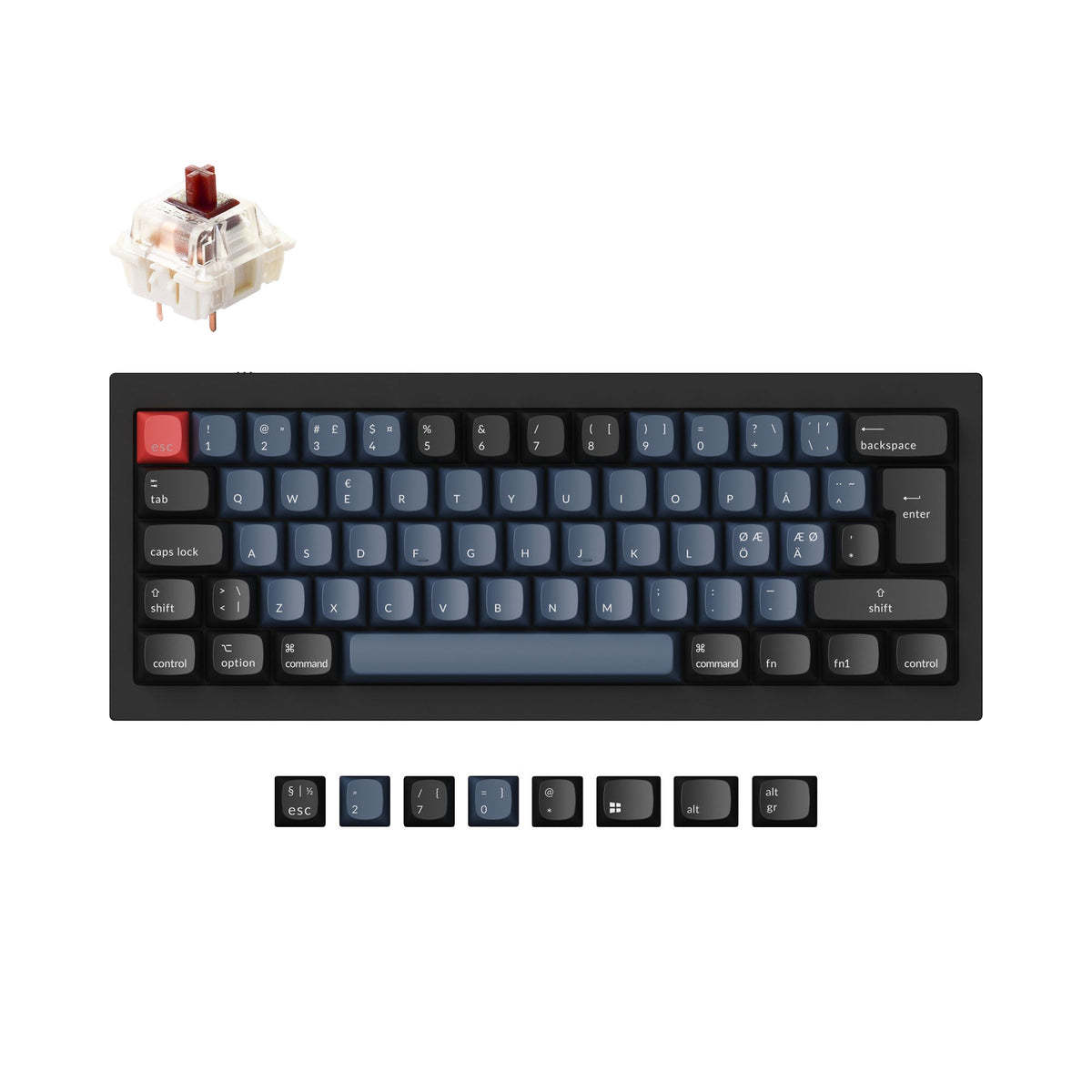 Keychron Q4 QMK Custom Mechanical Keyboard ISO Layout Collection - image 5
