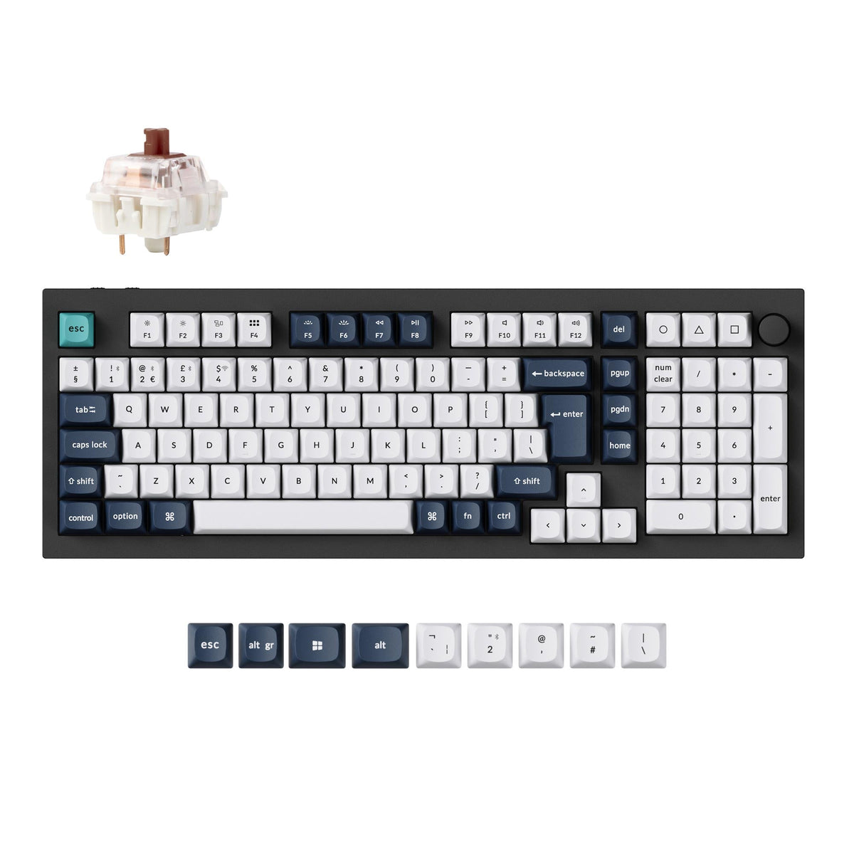 Keychron Q5 Max QMK/VIA Wireless Custom Mechanical Keyboard ISO Layout Collection - image 5