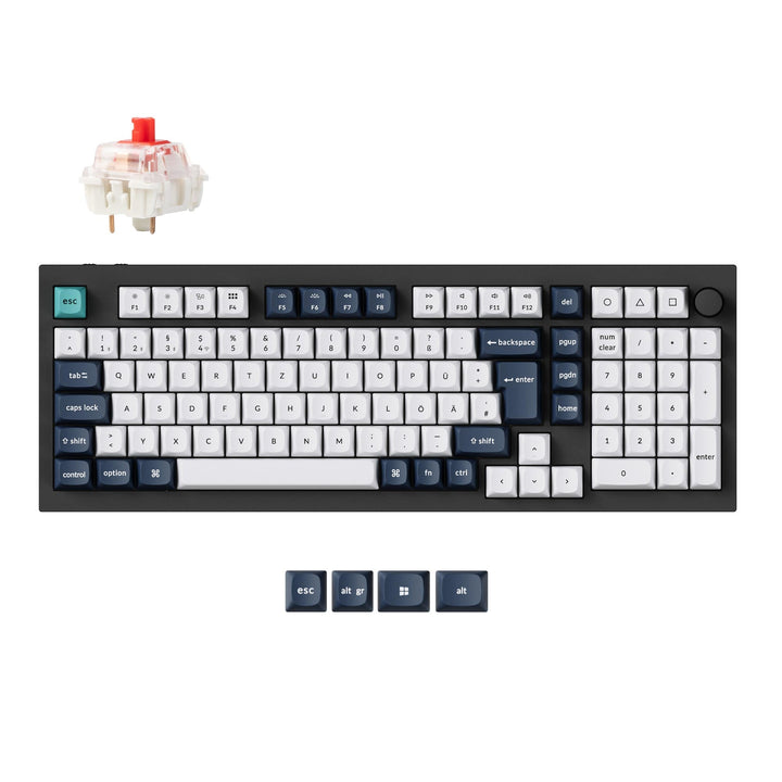 Keychron Q5 Max QMK/VIA Wireless Custom Mechanical Keyboard ISO Layout Collection - image 1
