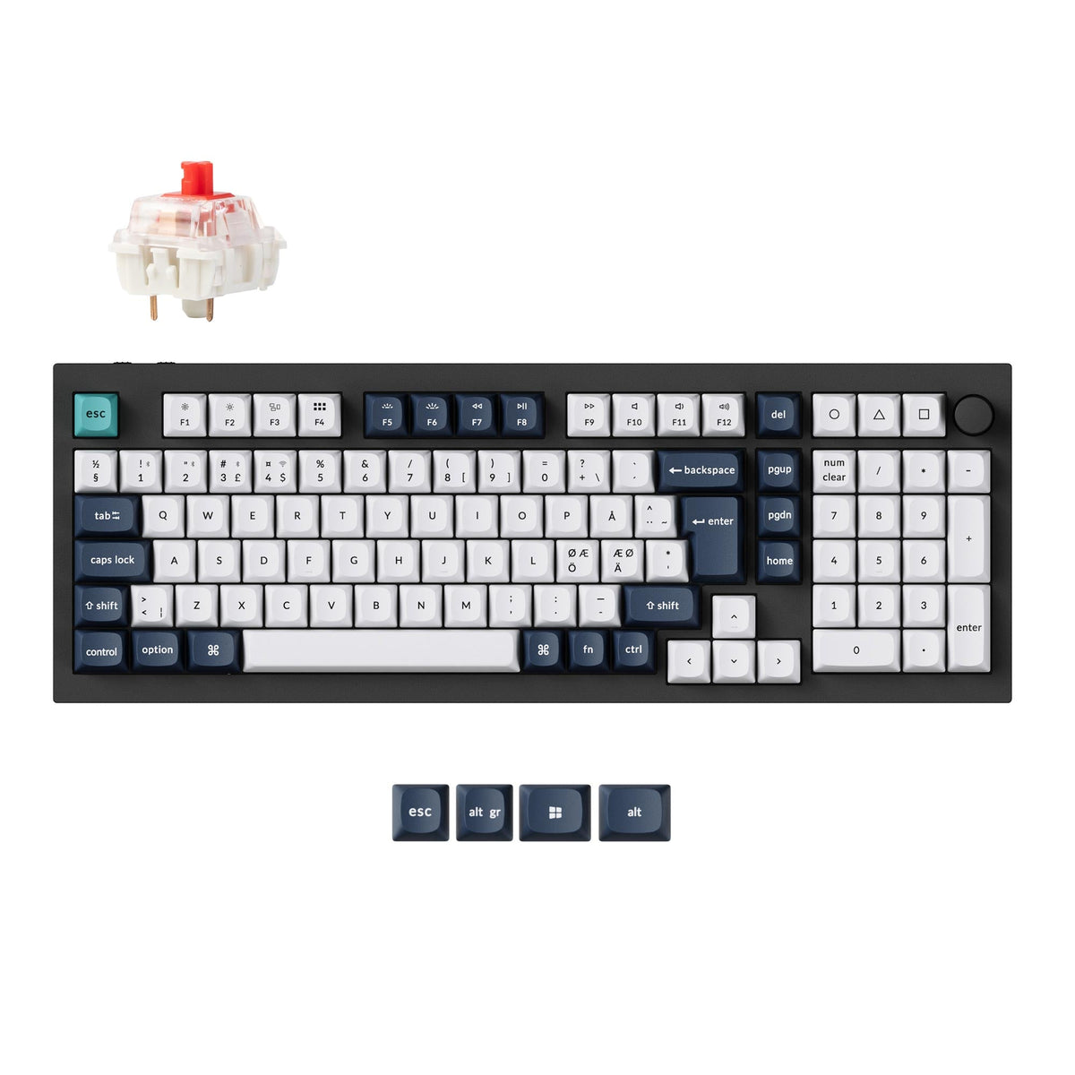 Keychron Q5 Max QMK/VIA Wireless Custom Mechanical Keyboard ISO Layout Collection - image 6