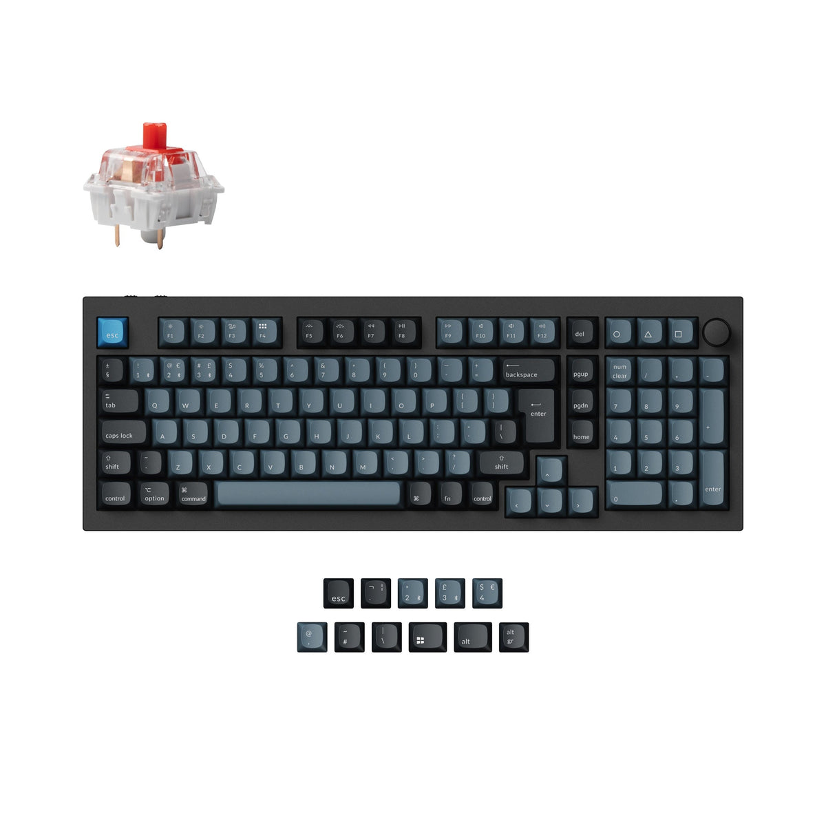 Keychron Q5 Pro QMK/VIA Wireless Custom Mechanical Keyboard ISO Layout Collection - image 1