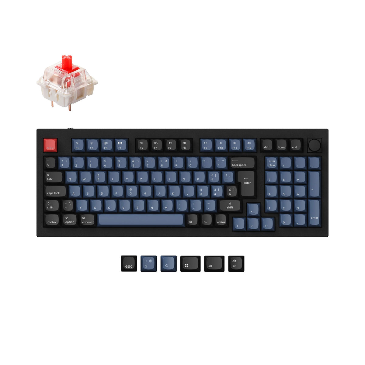 Keychron Q5 QMK Custom Mechanical Keyboard ISO Layout Collection - image 6