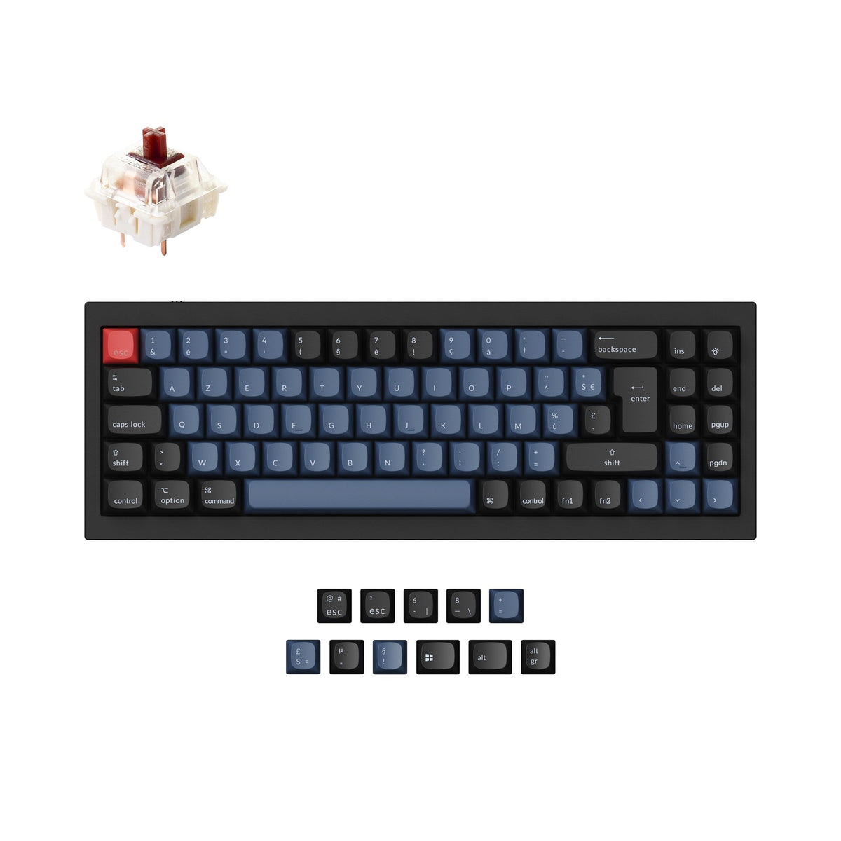 Keychron Q7 QMK Custom Mechanical Keyboard ISO Layout Collection - image 6