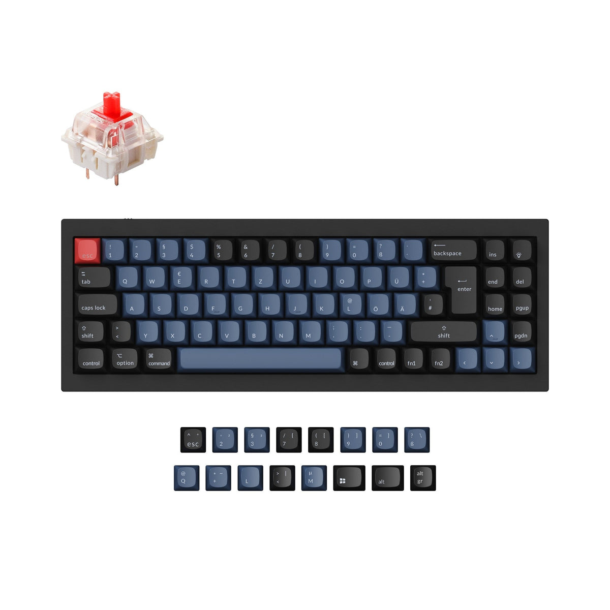 Keychron Q7 QMK Custom Mechanical Keyboard ISO Layout Collection - image 1