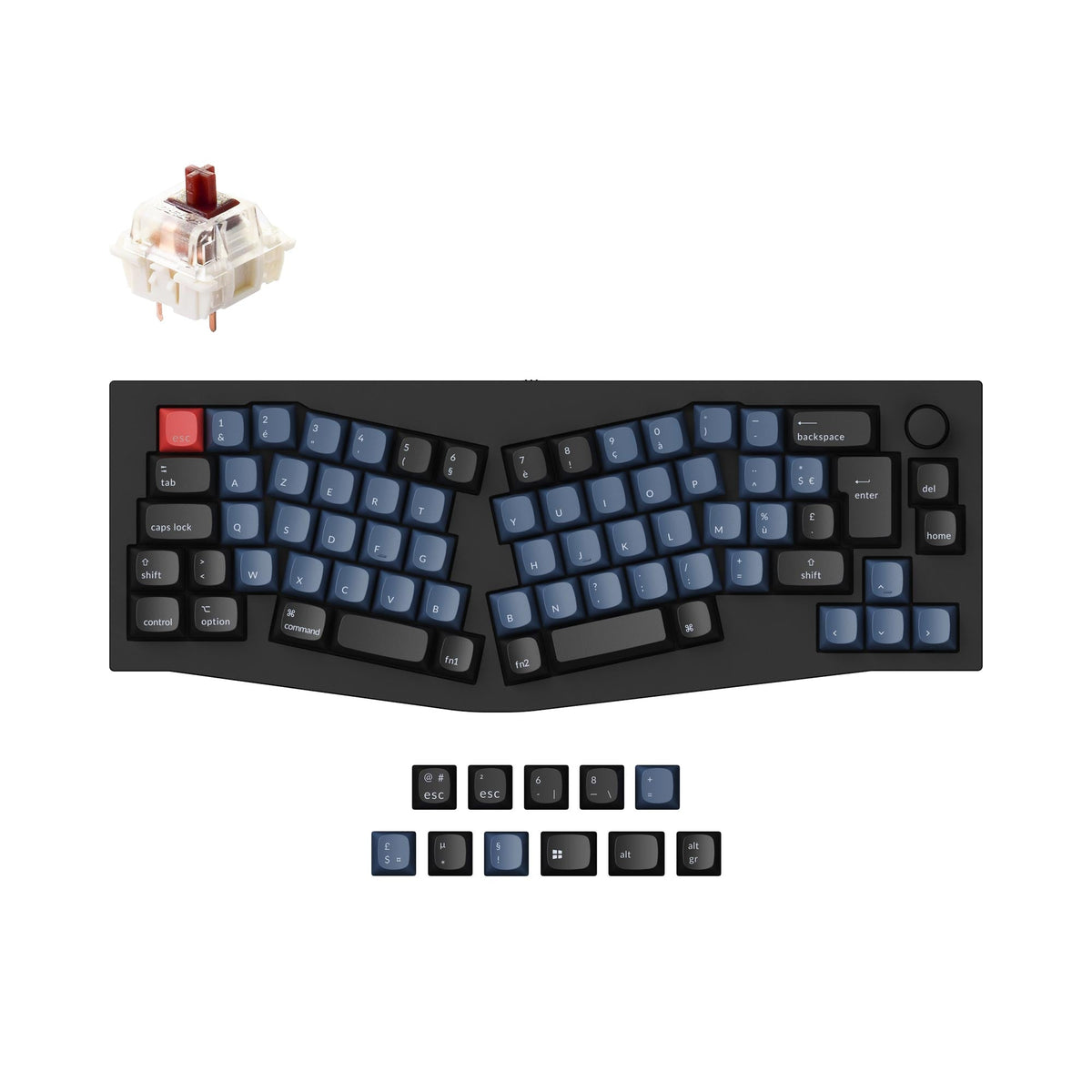Keychron Q8 (Alice Layout) QMK Custom Mechanical Keyboard ISO Layout Collection - image 6