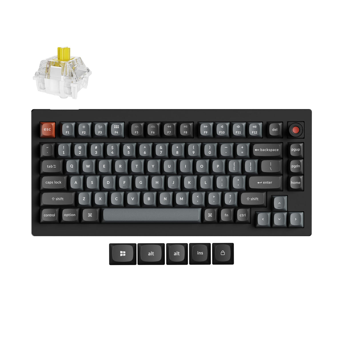 Keychron V1 8K QMK Wired Custom Mechanical Keyboard - image 2