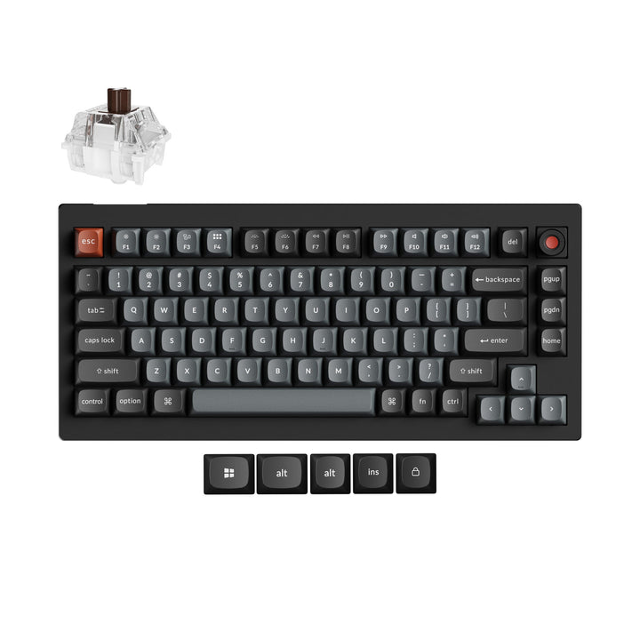 Keychron V1 8K QMK Wired Custom Mechanical Keyboard - image 1