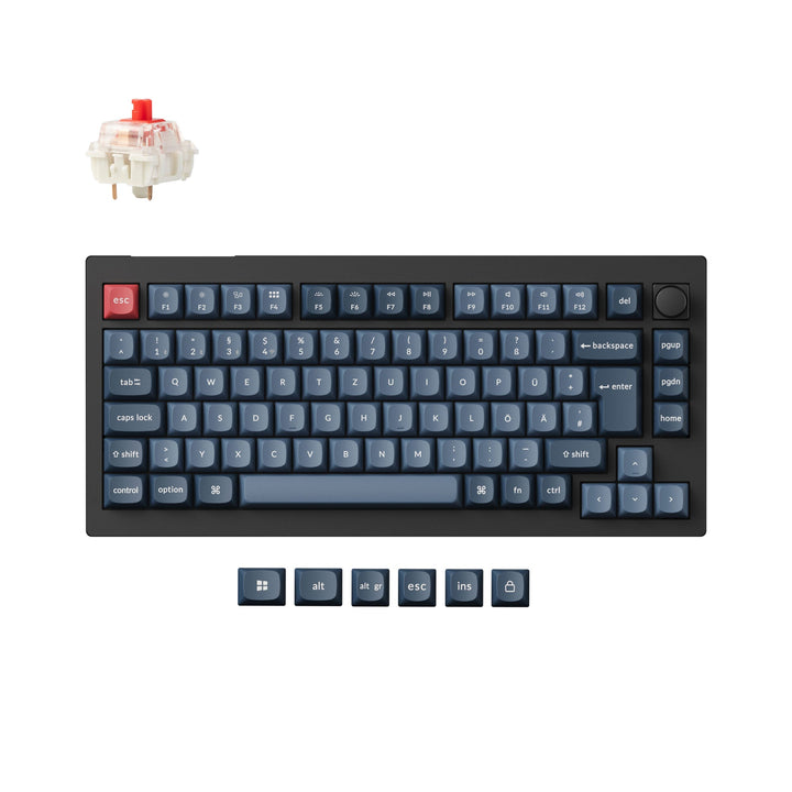 Keychron V1 Max QMK Wireless Custom Mechanical Keyboard ISO Layout Collection - image 1