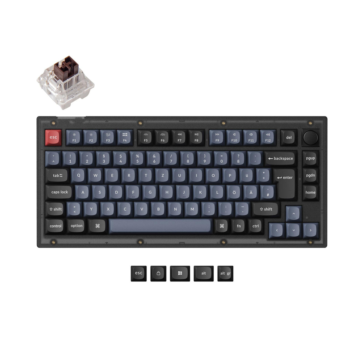 Keychron V1 QMK Custom Mechanical Keyboard ISO Layout Collection - image 3