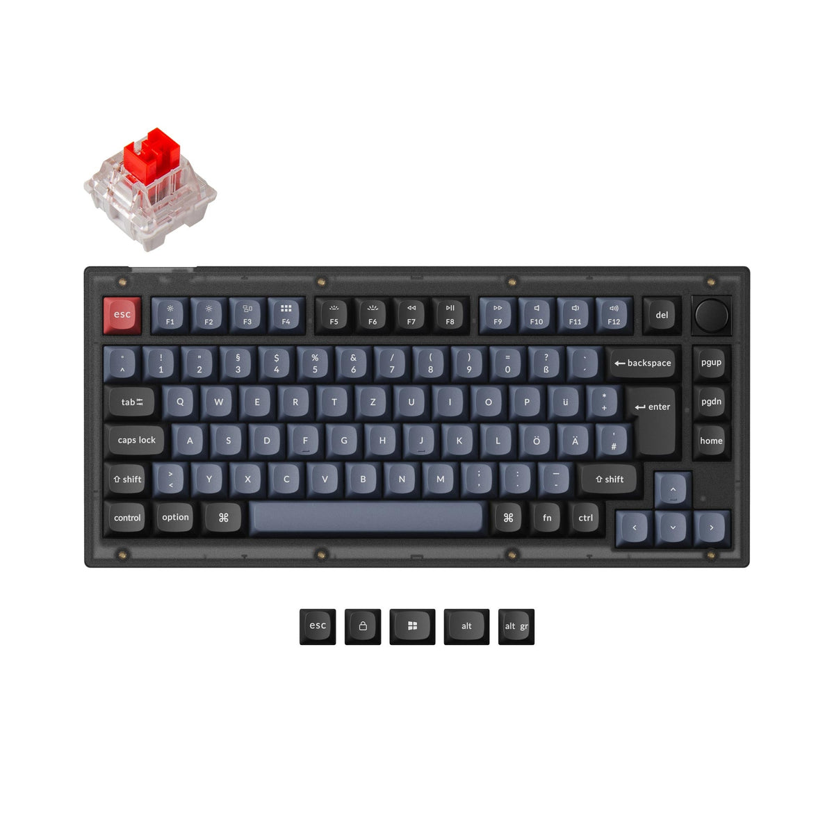 Keychron V1 QMK Custom Mechanical Keyboard ISO Layout Collection - image 2