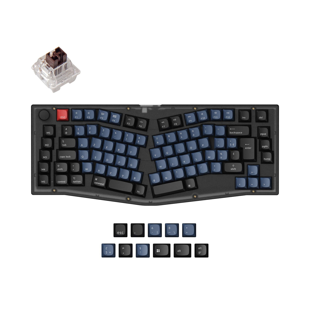 Keychron V10 (Alice Layout) QMK Custom Mechanical Keyboard ISO Layout Collection - image 5