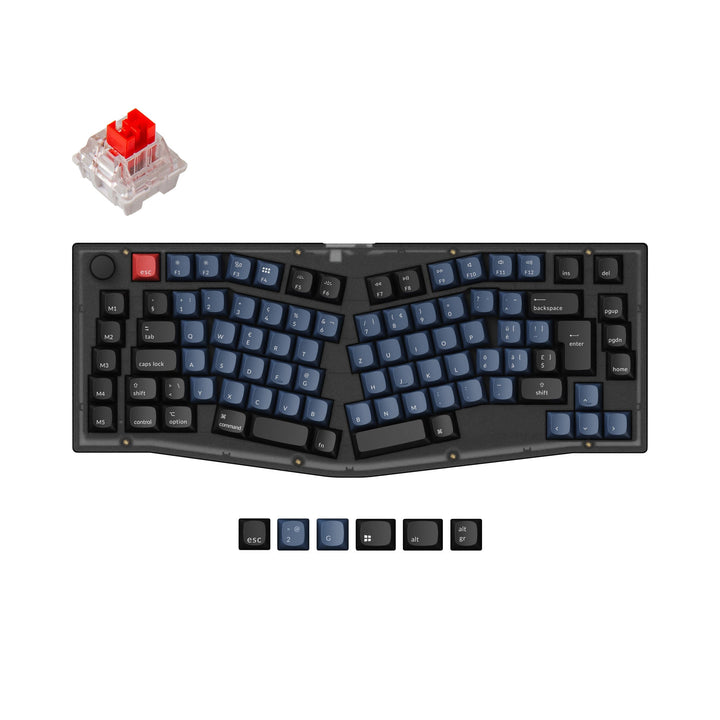 Keychron V10 (Alice Layout) QMK Custom Mechanical Keyboard ISO Layout Collection - image 1