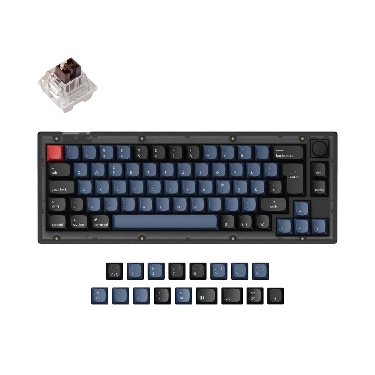 Keychron V2 QMK Custom Mechanical Keyboard ISO Layout Collection - image 2