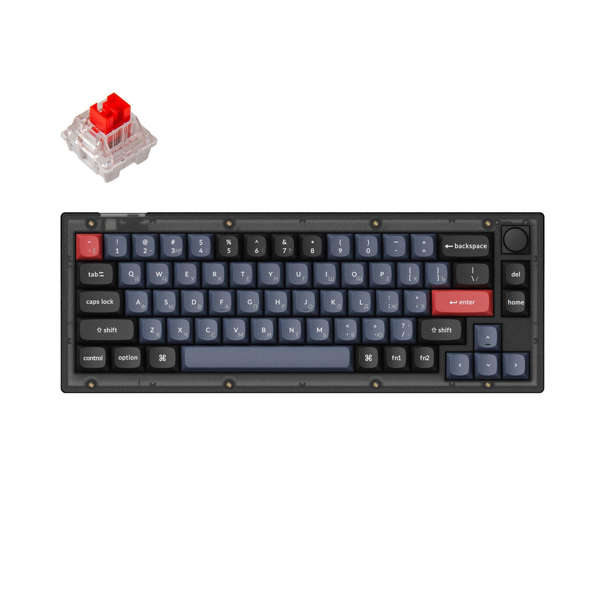 Keychron V2 QMK Custom Mechanical Keyboard Russian Layout - image 1