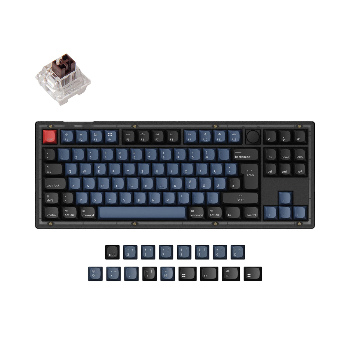 Keychron V3 QMK Custom Mechanical Keyboard ISO Layout Collection - image 3