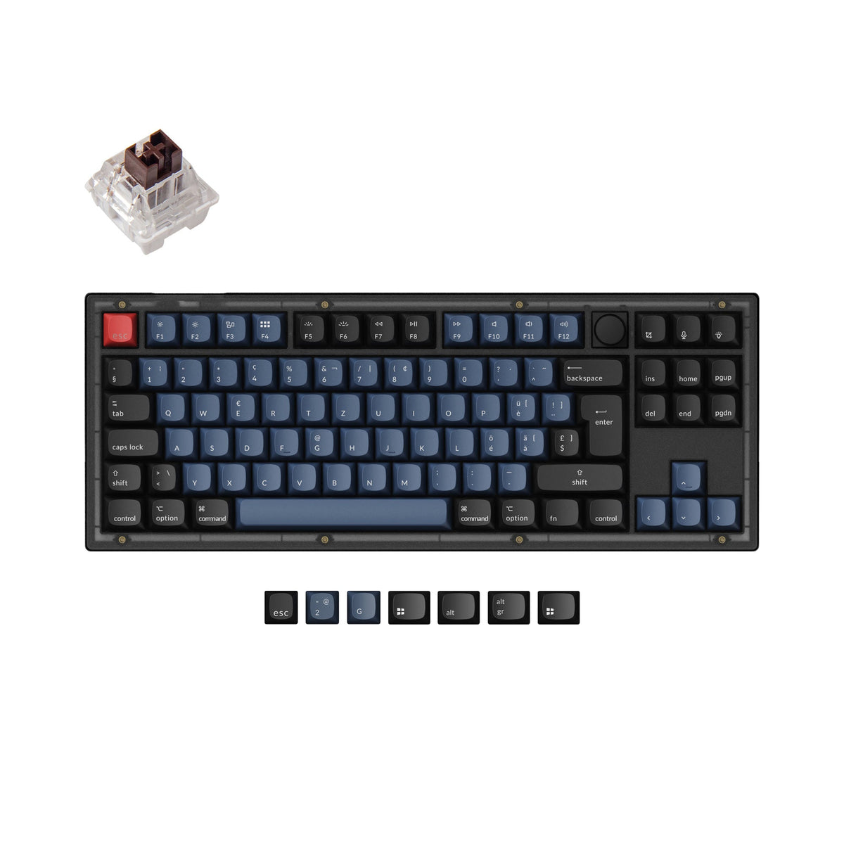 Keychron V3 QMK Custom Mechanical Keyboard ISO Layout Collection - image 2