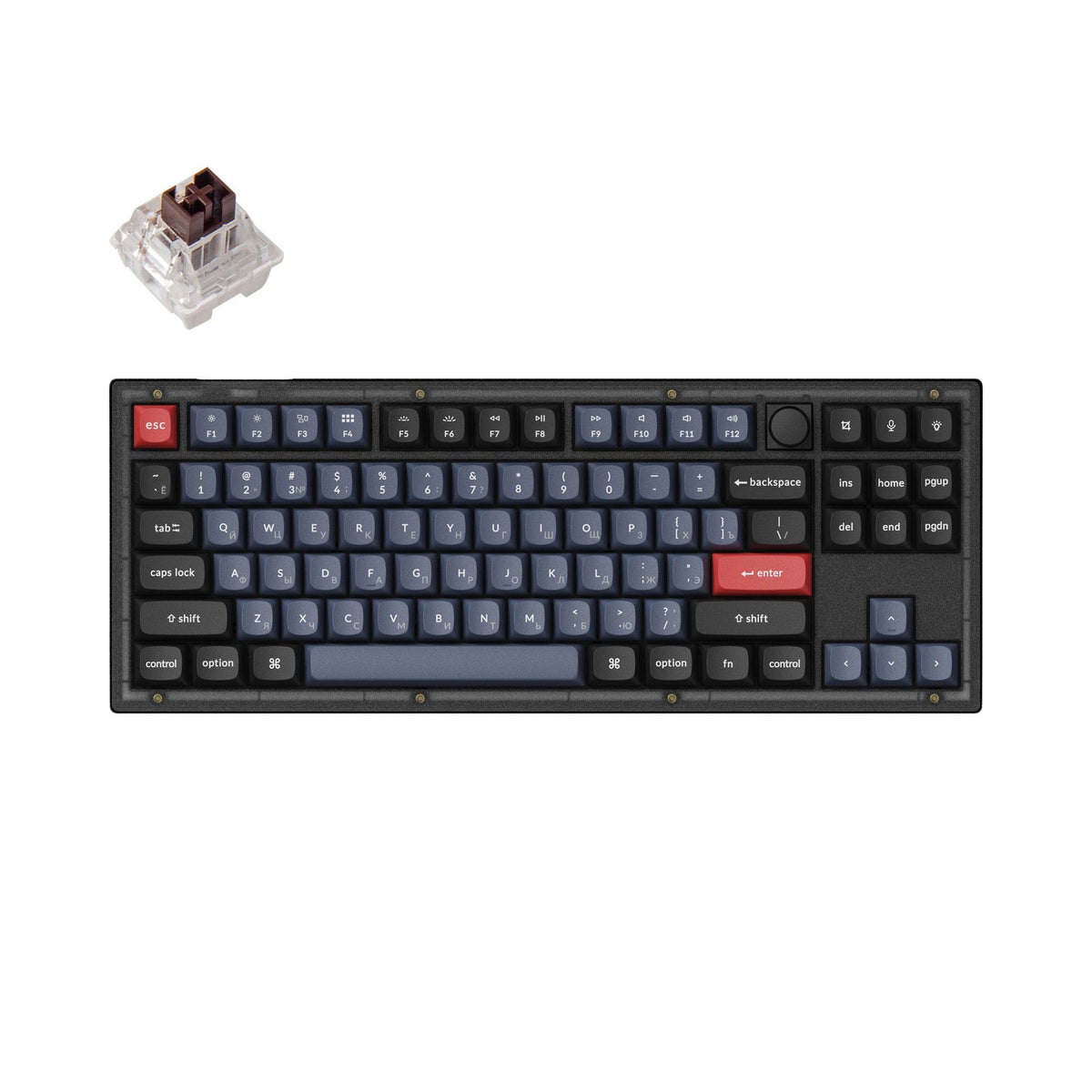 Keychron V3 QMK Custom Mechanical Keyboard Russian Layout - image 1