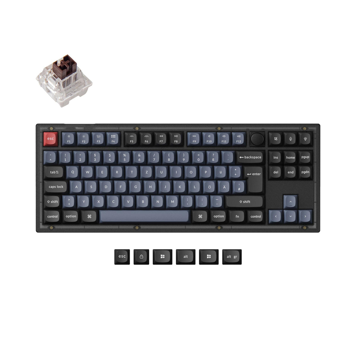 Keychron V3 QMK Custom Mechanical Keyboard ISO Layout Collection - image 6