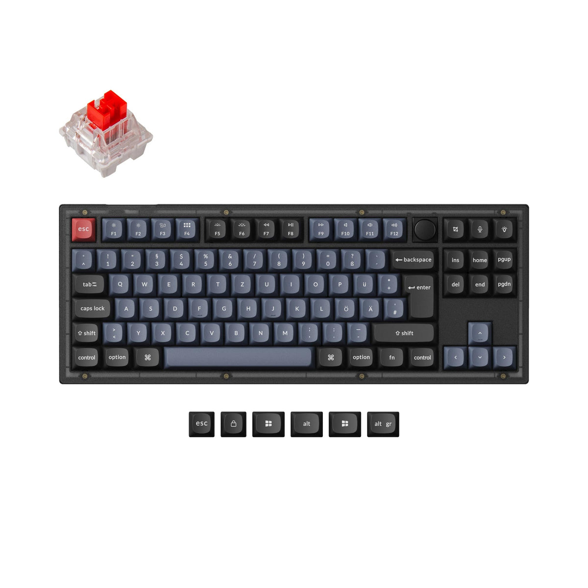 Keychron V3 QMK Custom Mechanical Keyboard ISO Layout Collection - image 5