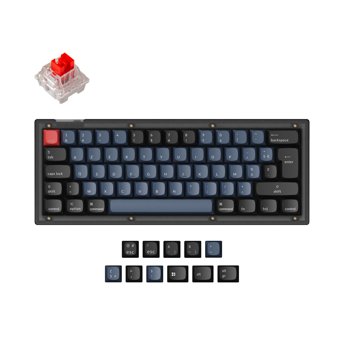 Keychron V4 QMK Custom Mechanical Keyboard ISO Layout Collection - image 6