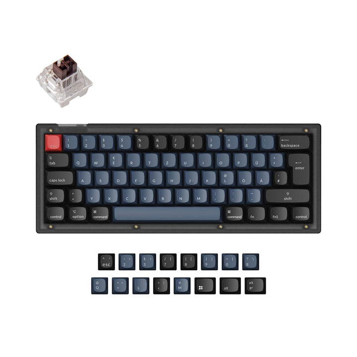 Keychron V4 QMK Custom Mechanical Keyboard ISO Layout Collection - image 1