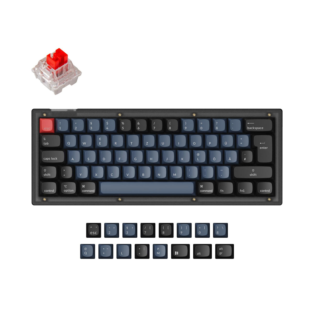 Keychron V4 QMK Custom Mechanical Keyboard ISO Layout Collection - image 5
