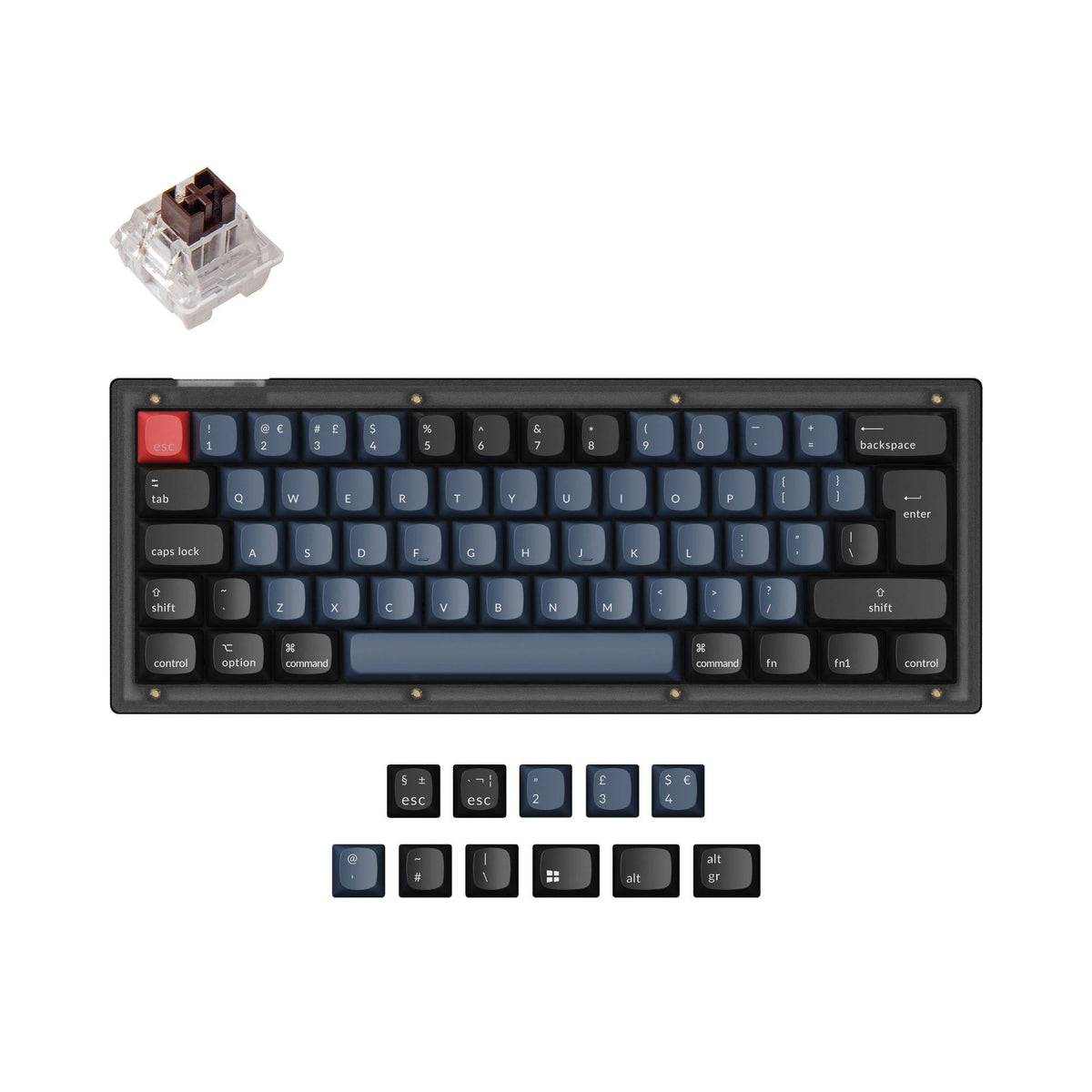 Keychron V4 QMK Custom Mechanical Keyboard ISO Layout Collection - image 3