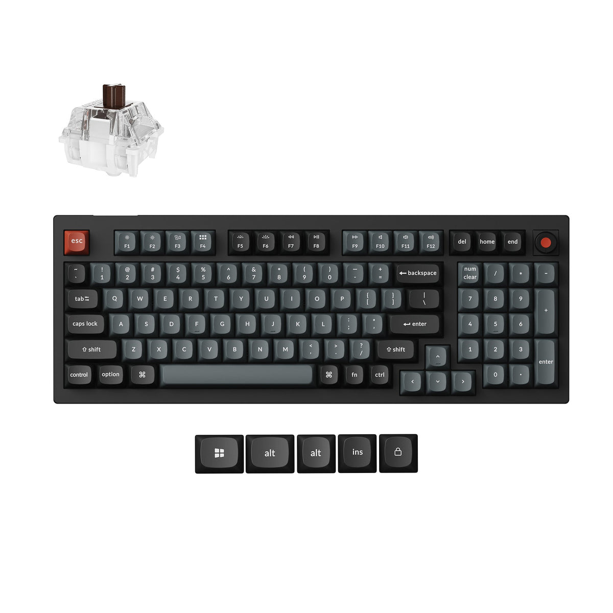 Keychron V5 8K QMK Wired Custom Mechanical Keyboard - image 2