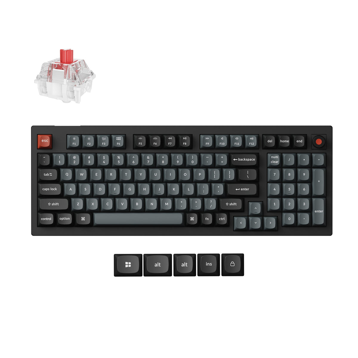 Keychron V5 8K QMK Wired Custom Mechanical Keyboard - image 1