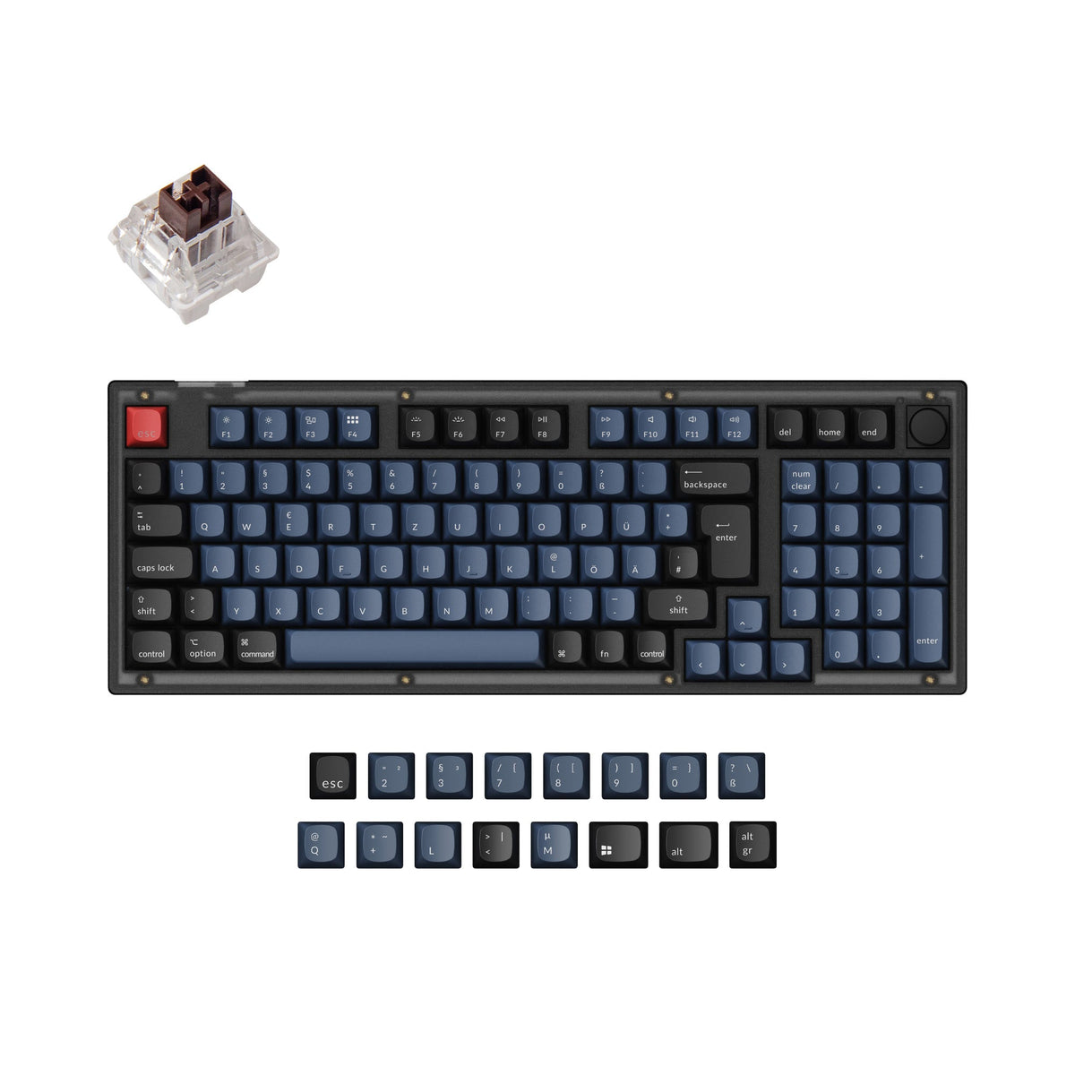 Keychron V5 QMK Custom Mechanical Keyboard ISO Layout Collection - image 2
