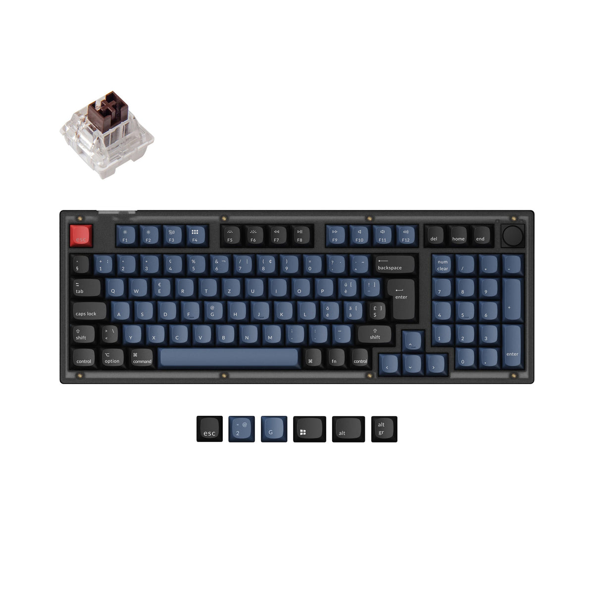 Keychron V5 QMK Custom Mechanical Keyboard ISO Layout Collection - image 6
