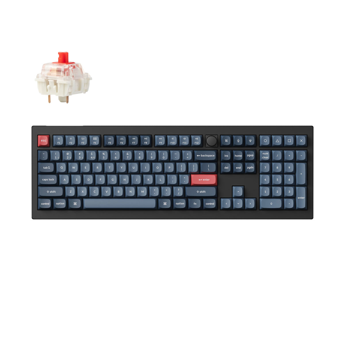 Keychron V6 Max QMK/VIA Wireless Custom Mechanical Keyboard - image 1