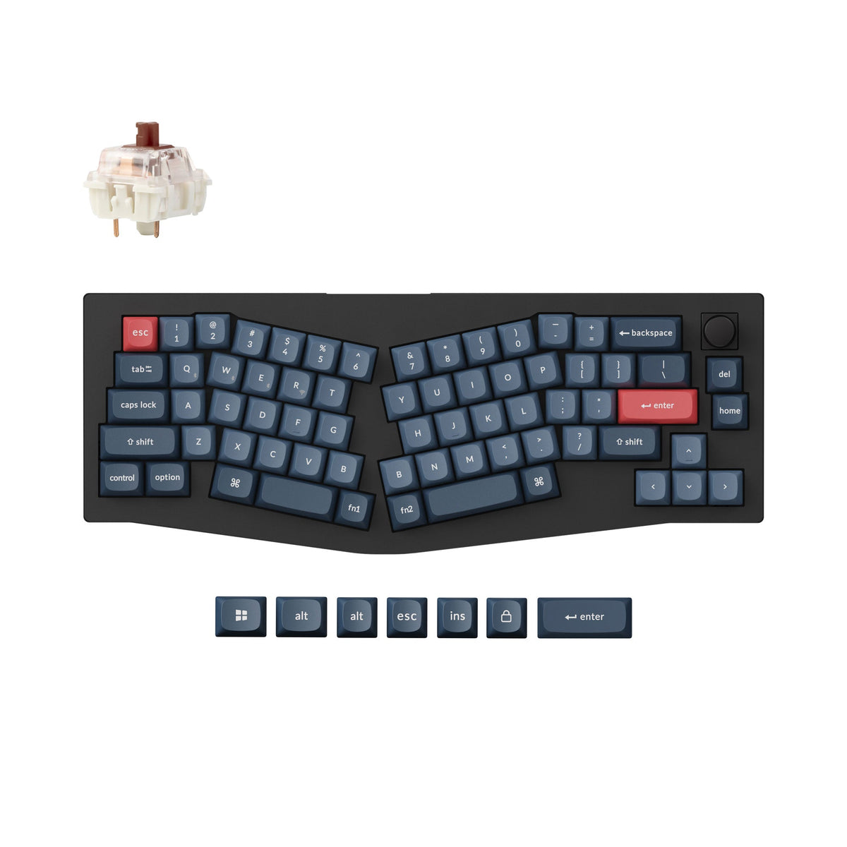 Keychron V8 Max (Alice Layout) QMK Custom Mechanical Keyboard - image 3