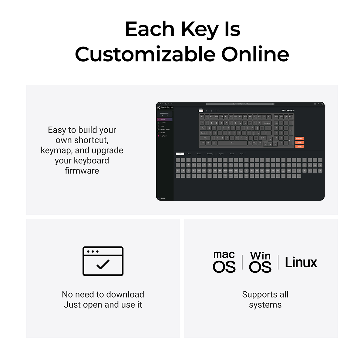 Keychron K4 Max QMK Wireless Mechanical Keyboard ISO Layout Collection - image 2