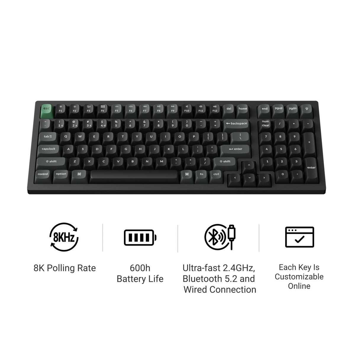 Keychron K4 Ultra 8K Wireless Custom Mechanical Keyboard - image 4