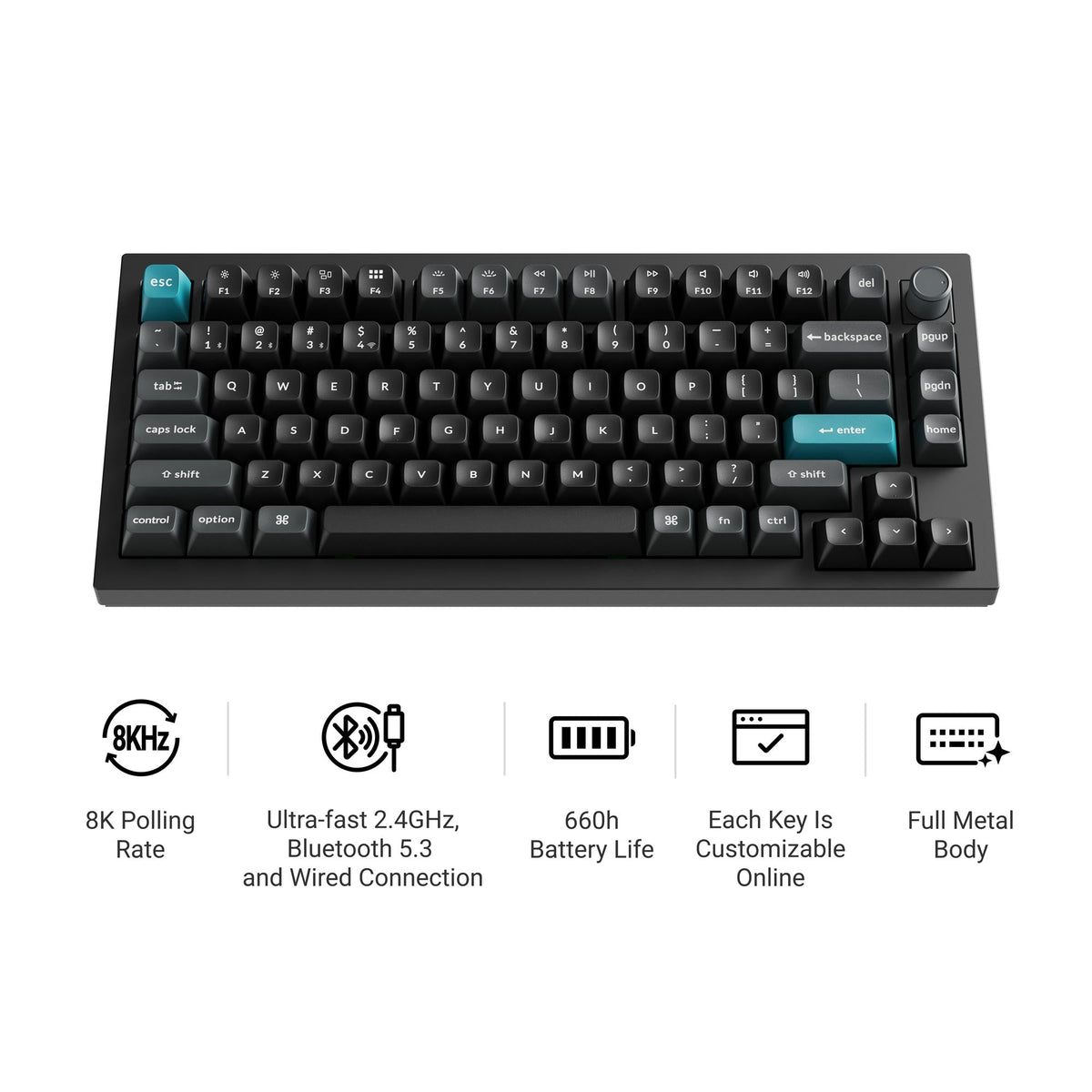 Keychron Q1 Ultra 8K Wireless Custom Mechanical Keyboard - image 6