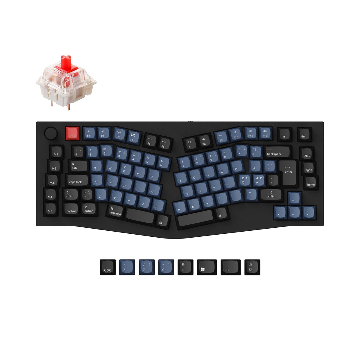 Keychron Q10 (Alice Layout) QMK Custom Mechanical Keyboard ISO Layout Collection - image 6