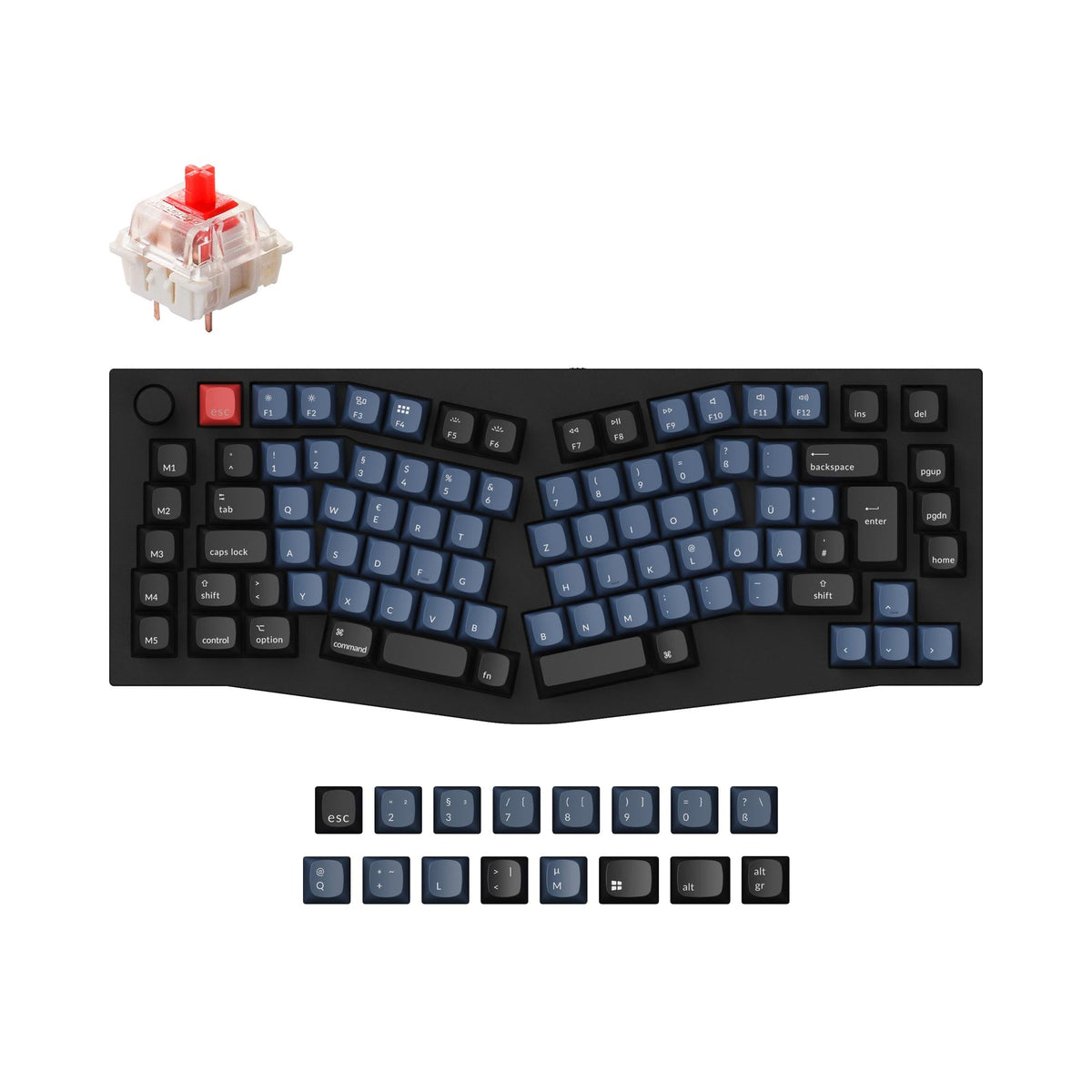 Keychron Q10 (Alice Layout) QMK Custom Mechanical Keyboard ISO Layout Collection - image 1