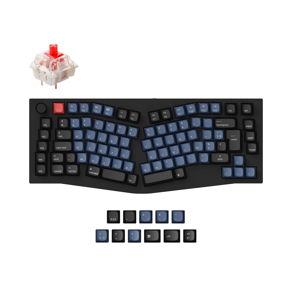 Keychron Q10 (Alice Layout) QMK Custom Mechanical Keyboard ISO Layout Collection - image 4