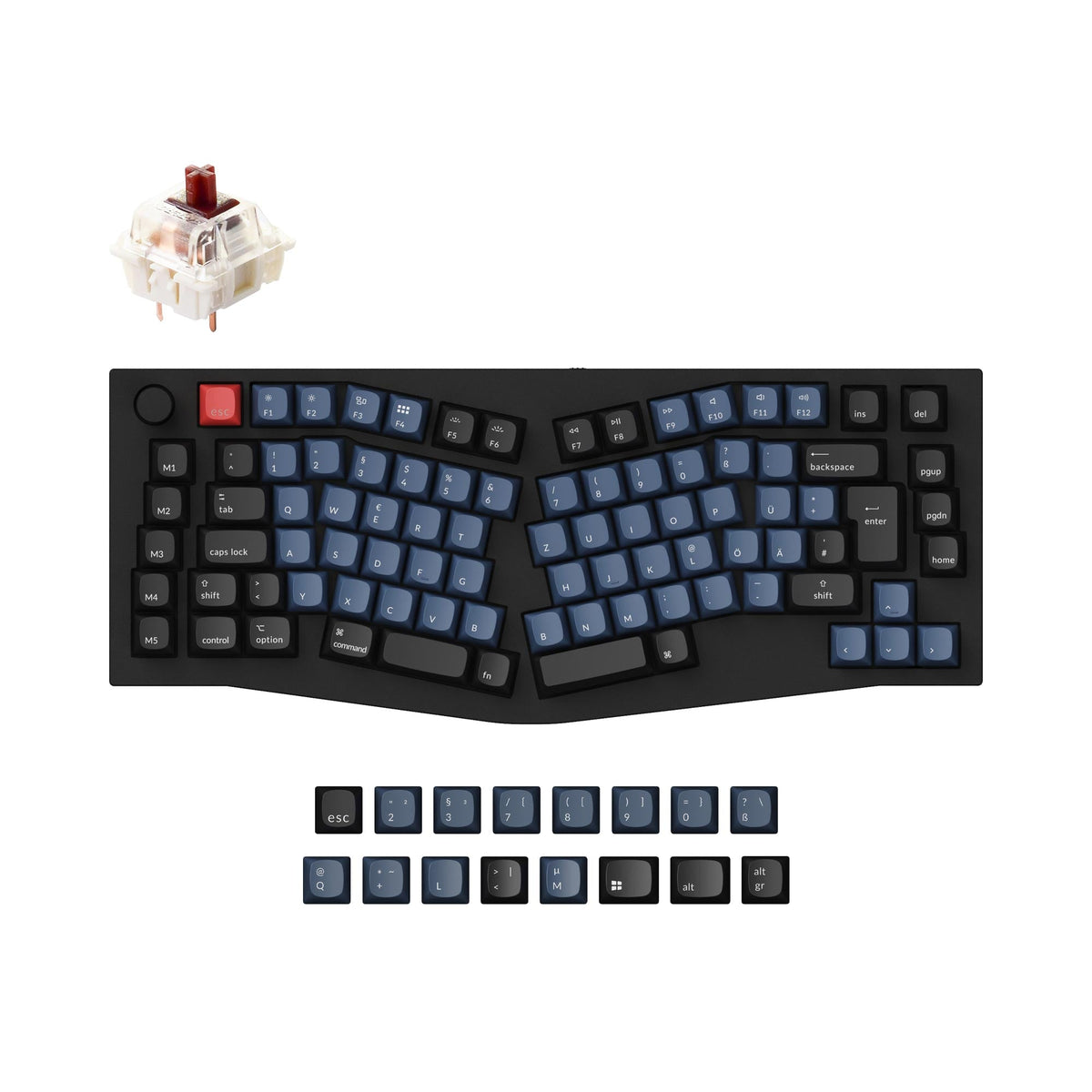 Keychron Q10 (Alice Layout) QMK Custom Mechanical Keyboard ISO Layout Collection - image 2