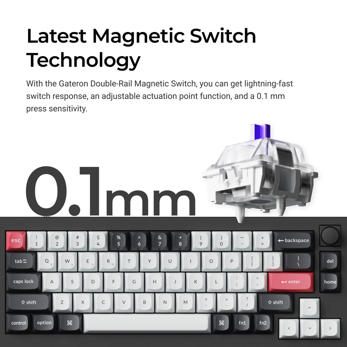 Keychron Q2 HE QMK Wireless Custom Keyboard - image 4