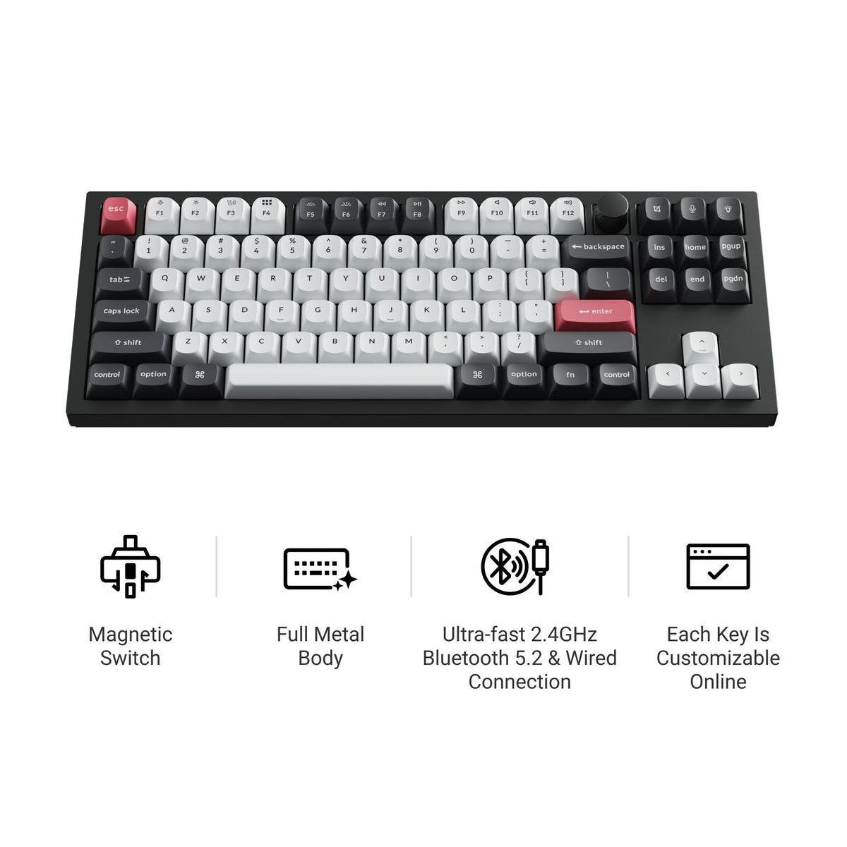 Keychron Q3 HE QMK Wireless Custom Keyboard - image 2