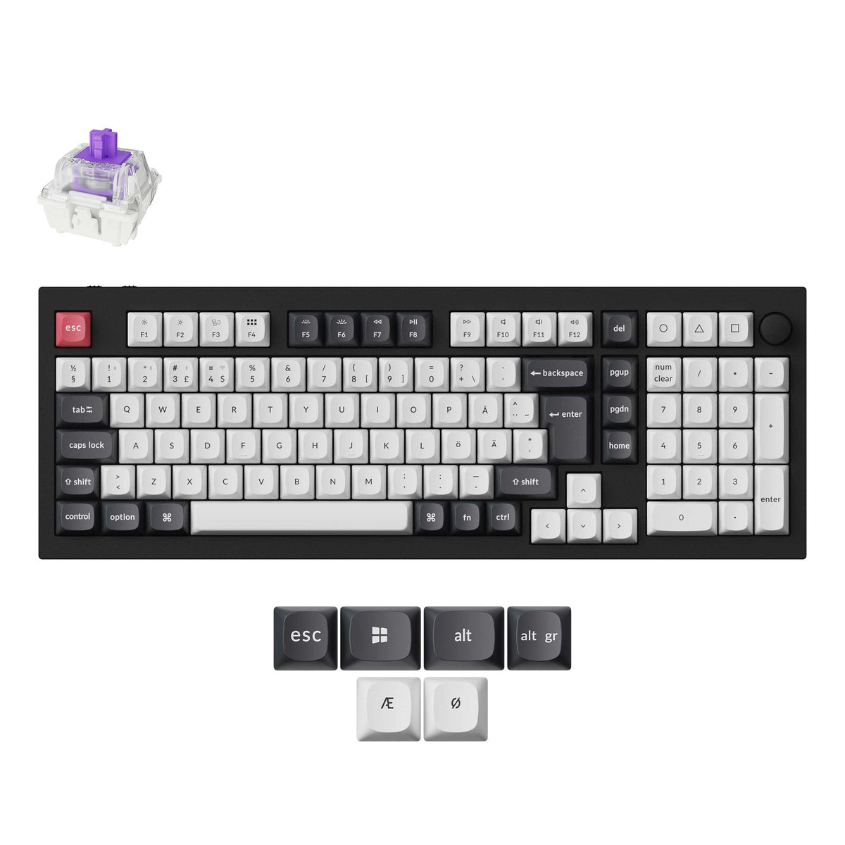 Keychron Q5 HE QMK Wireless Custom Keyboard ISO Layout Collection - image 2