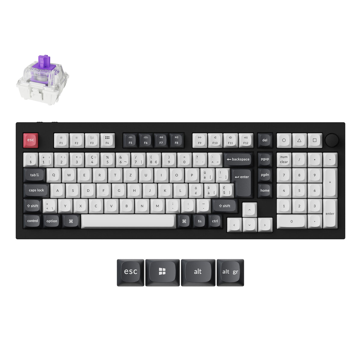 Keychron Q5 HE QMK Wireless Custom Keyboard ISO Layout Collection - image 4