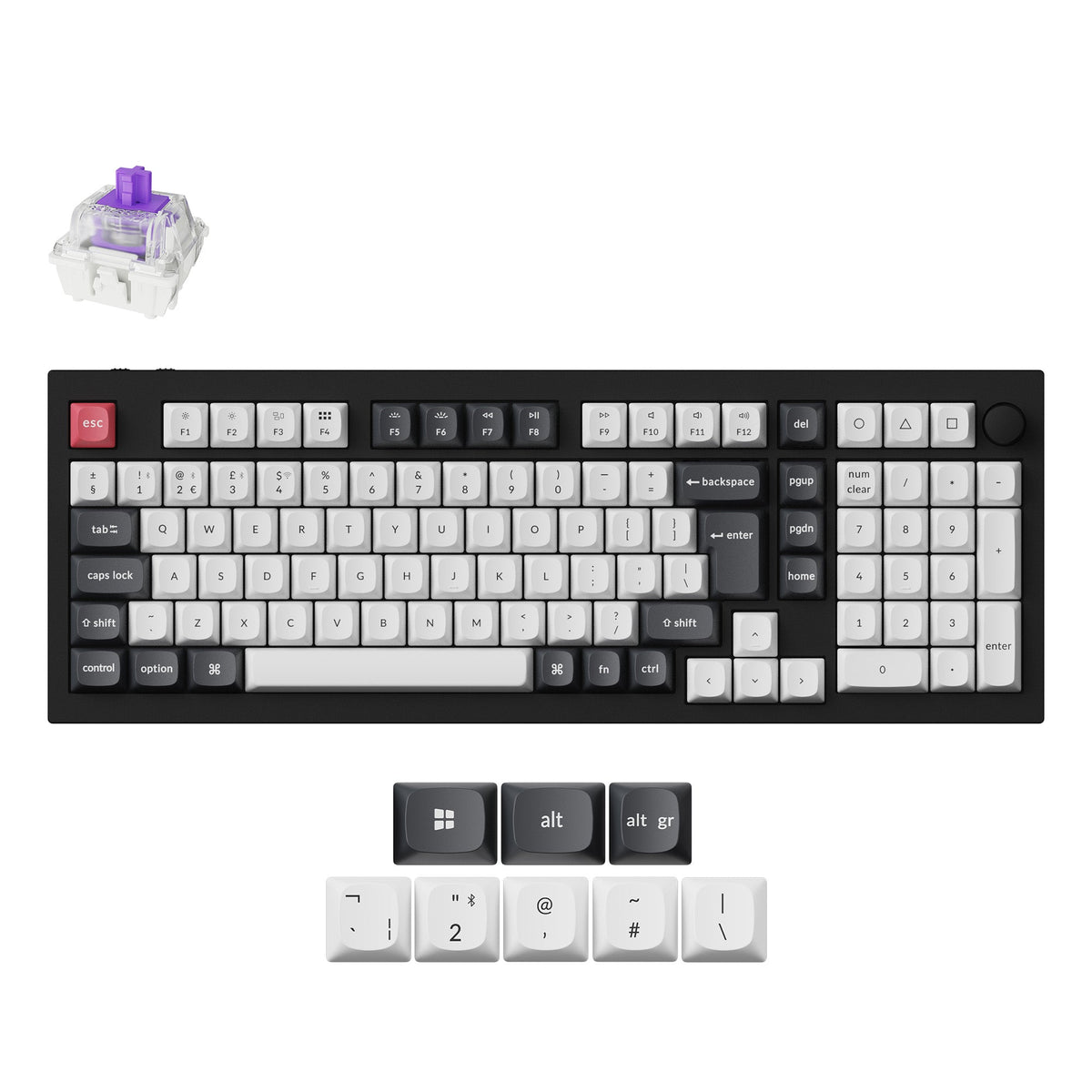 Keychron Q5 HE QMK Wireless Custom Keyboard ISO Layout Collection - image 1