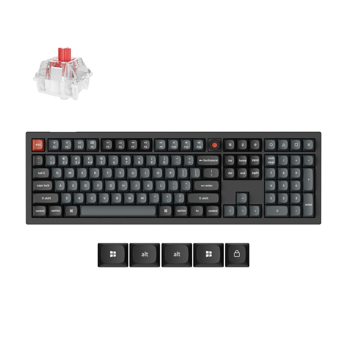 Keychron V6 8K QMK Wired Custom Mechanical Keyboard - image 6