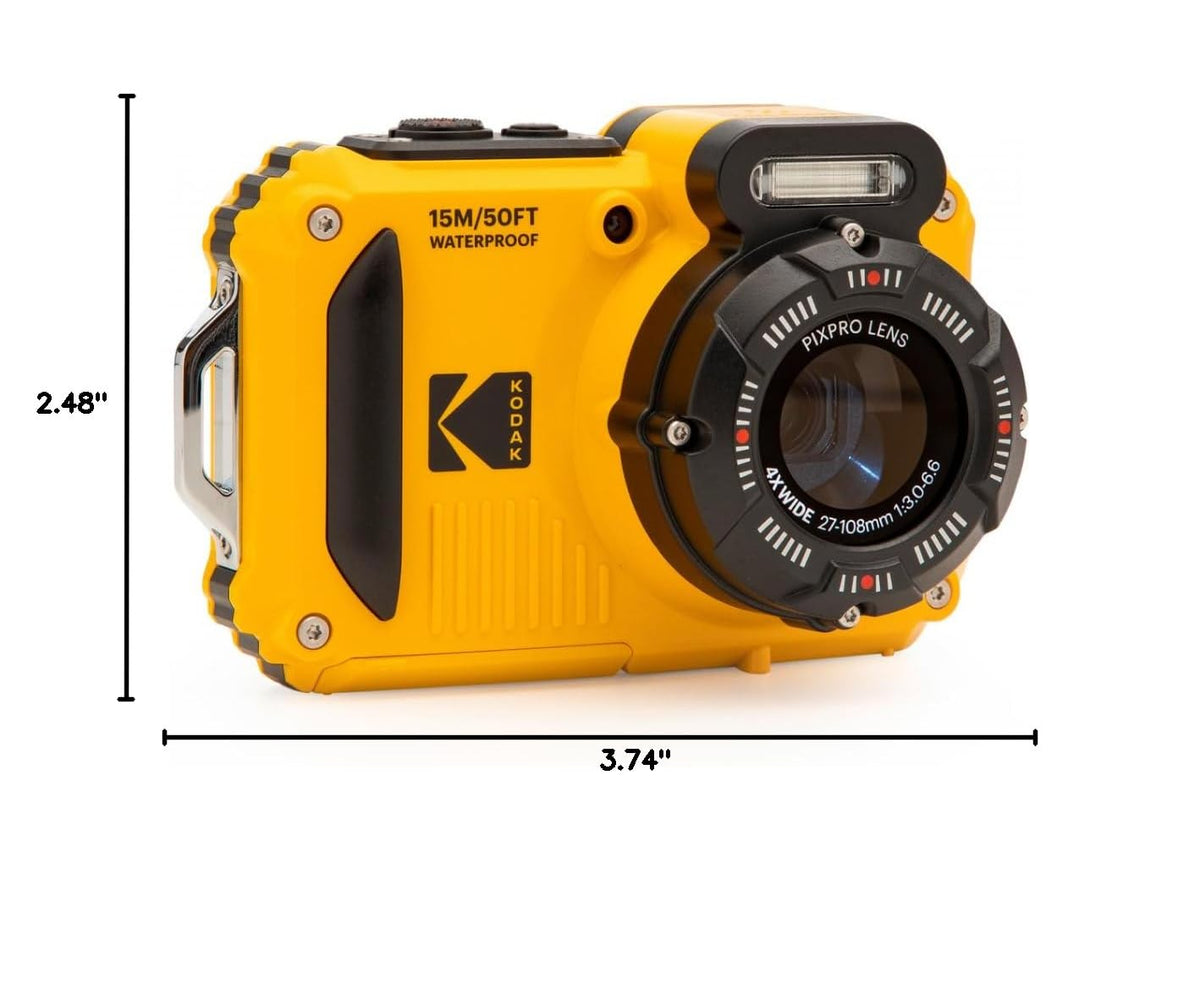 KODAK PIXPRO WPZ2 Waterproof Digital Camera, Yellow - image 11