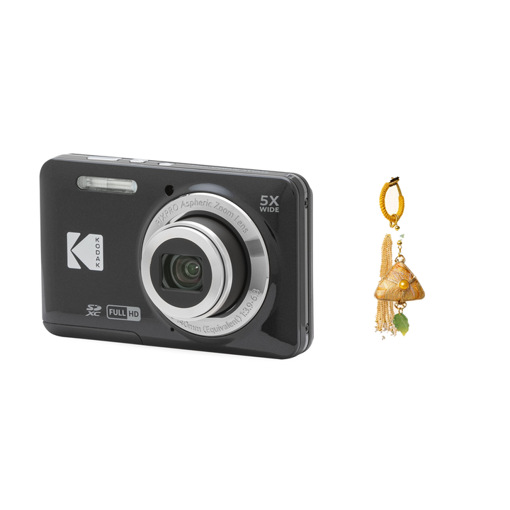 KODAK PIXPRO FZ55 Digital Camera, Black, Camera Charm 339 Bundle - image 1
